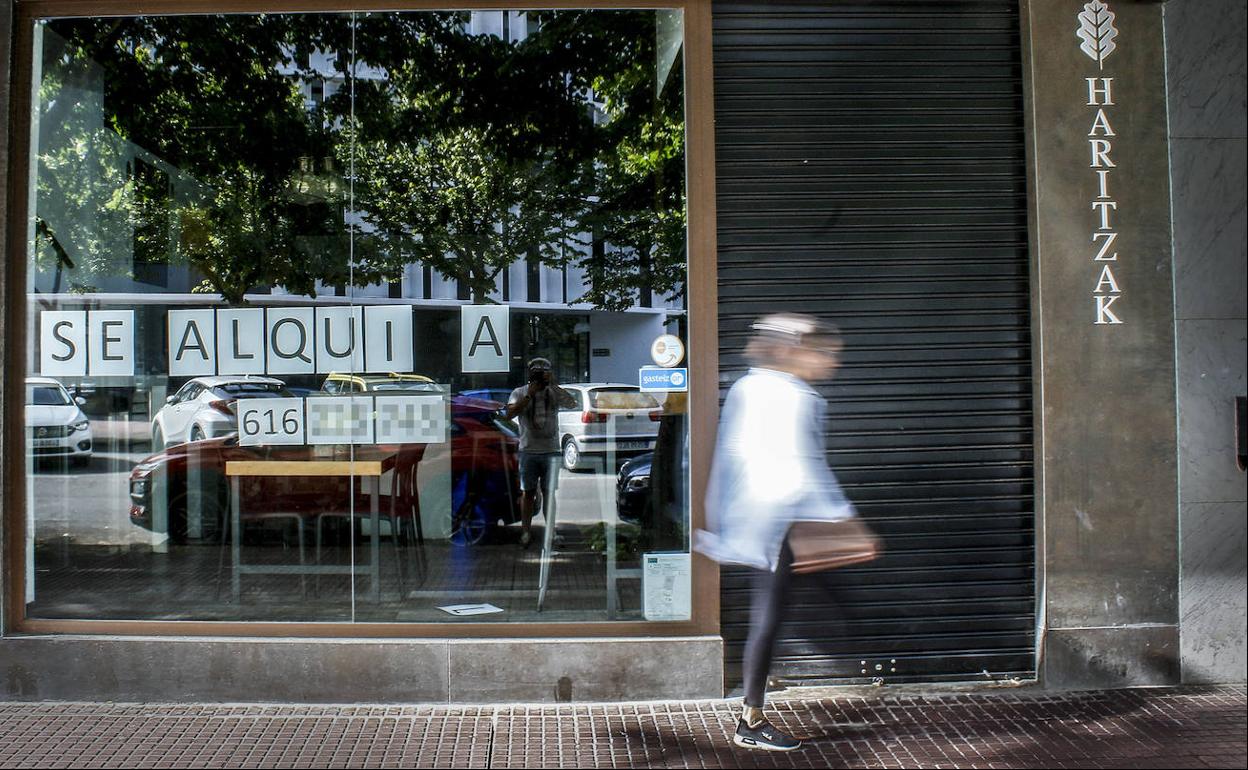 La hostelería de Vitoria sufrió un severo golpe por las restricciones derivadas de la pandemia.