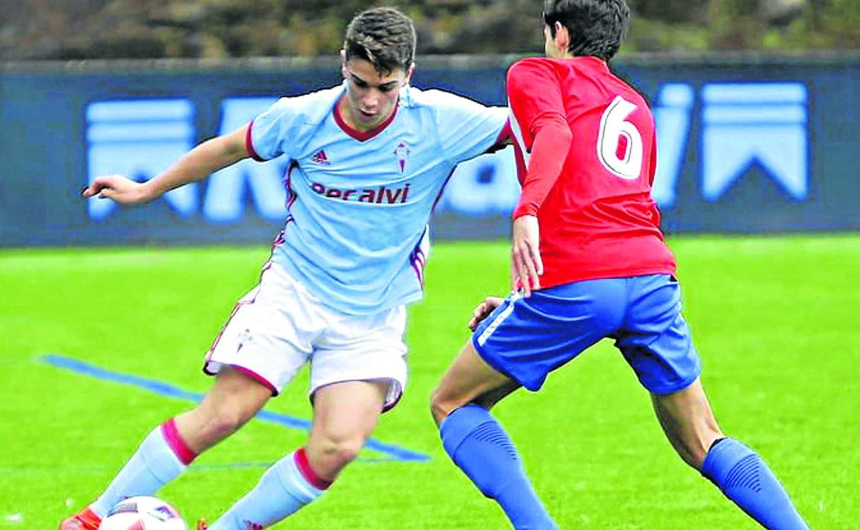 Sergio Carreira despuntó el último curso en el filial del cuadro celeste. 