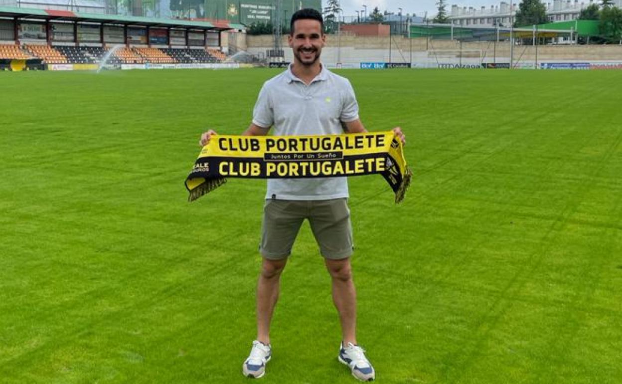 Jorge Mediavilla jugará su quinta temporada en el Portugalete 