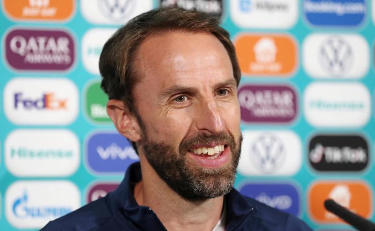 El seleccionador inglés, Gareth Southgate. 