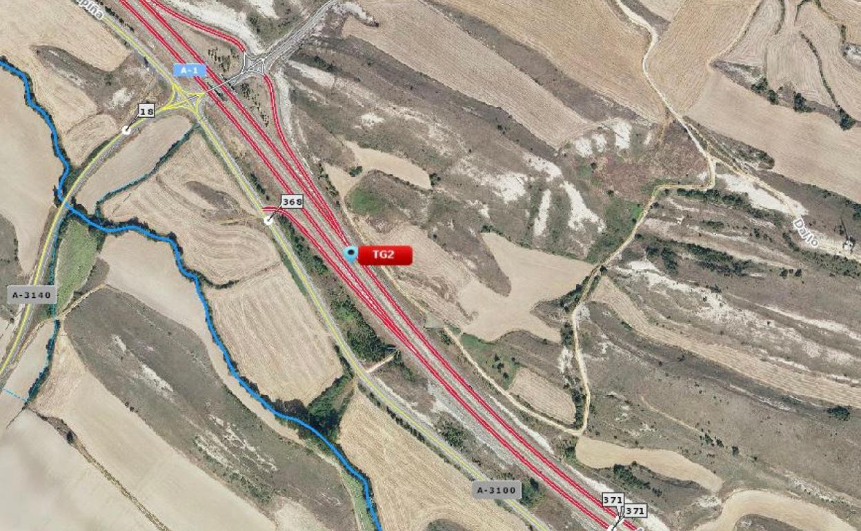 El accidente se ha producido en el kilómetro 370 de la A-1, en Iruraiz-Gauna.