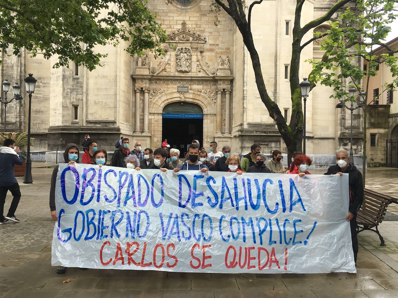 Acusan al Obispado de promover el desahucio de un bilbaíno en alquiler