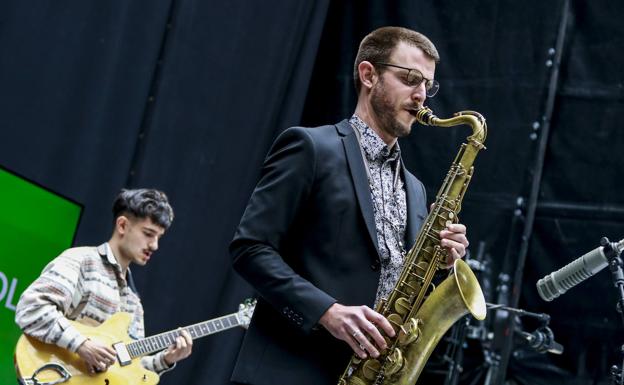 Alberto Arteta, en el concierto de la mañana. 