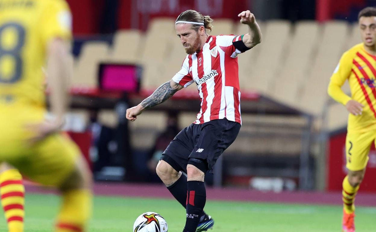 Muniain reconoce que «puso en riesgo» su integridad «para ayudar al equipo» en la final de Copa contra el Barcelona