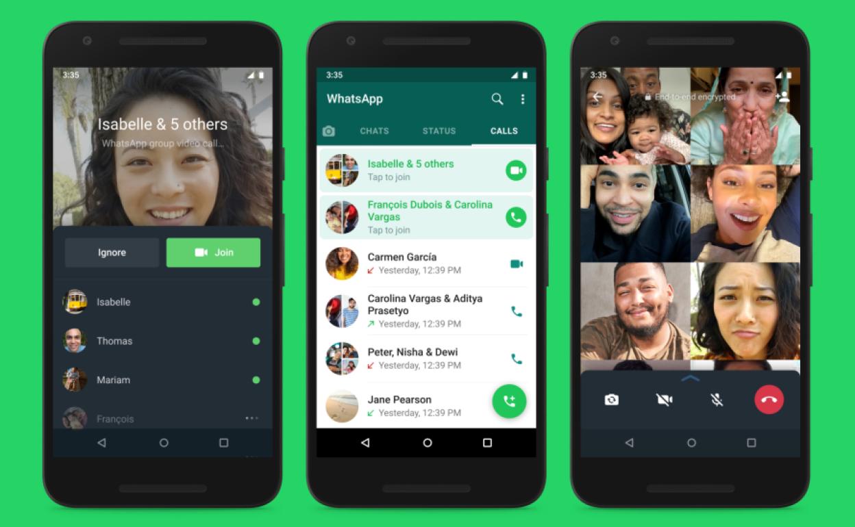 Videollamada de WhatsApp 