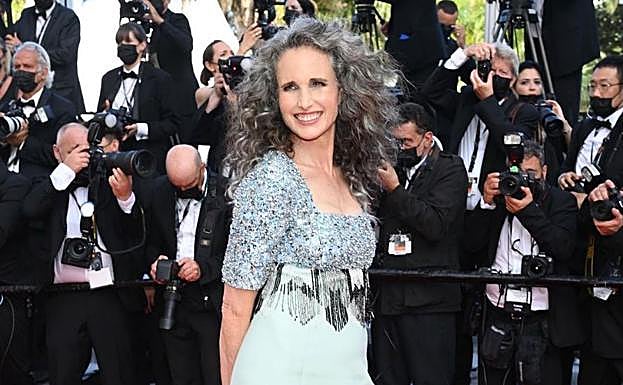 La actriz Andie MacDowell, en el festival de Cannes.