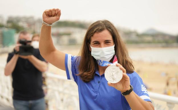 Maialen Chourraut: «Esta medalla es el premio para muchas personas»