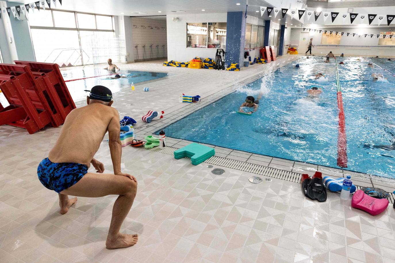 Fotos: Un japonés de 88 años está preparando el Ironman viendo los Juegos de Tokio