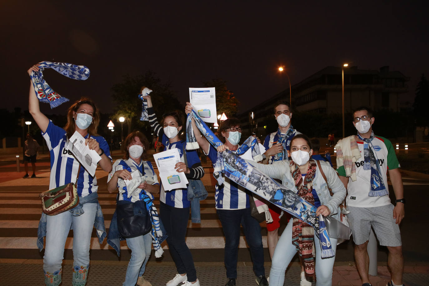 Fotos: El regreso de la afición a Mendizorroza, en imágenes