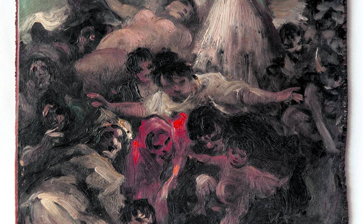 «Delirio y tragedia». Goya pintó el cuadro entre 1794 y 1799.