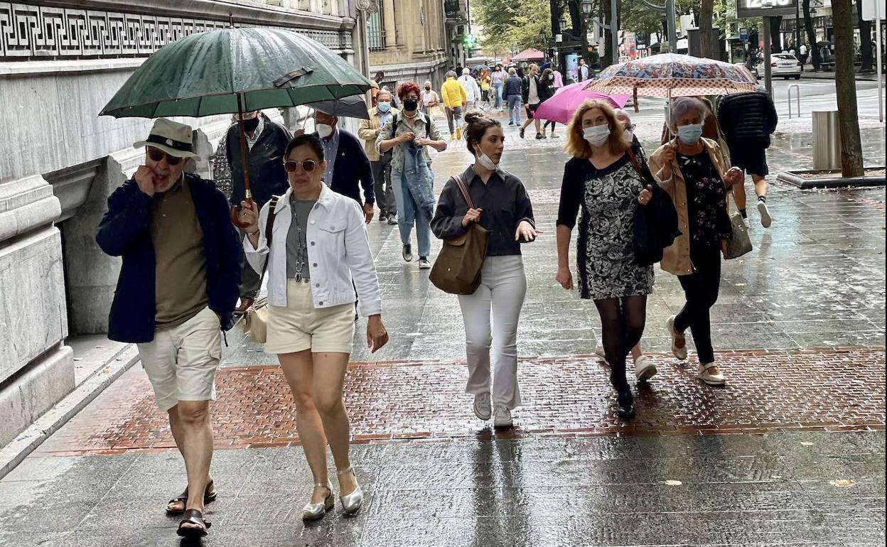 El tiempo da un respiro mañana en Euskadi y Cantabria pero el domingo vuelve el sirimiri