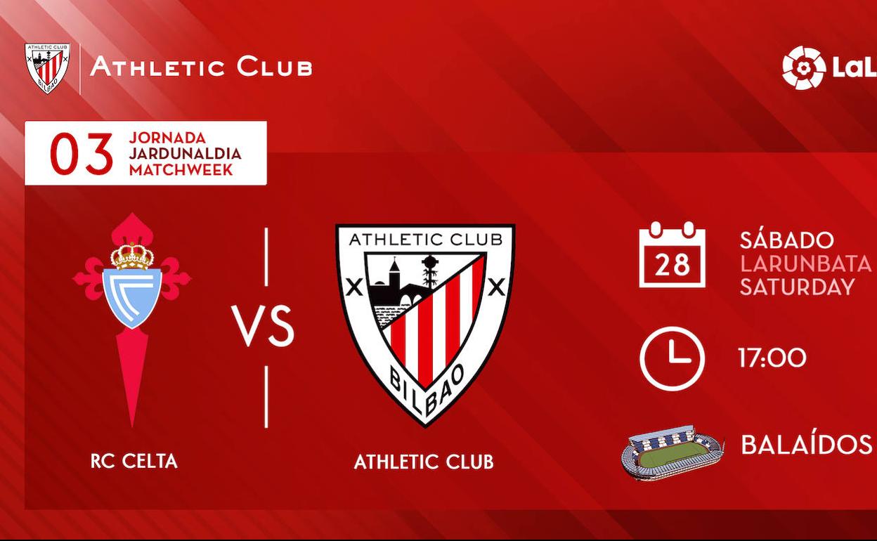 Celta - Athletic: horario y dónde ver el partido en TV