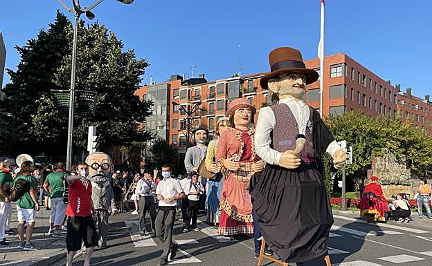Kalejira por las calles de Bilbao. 