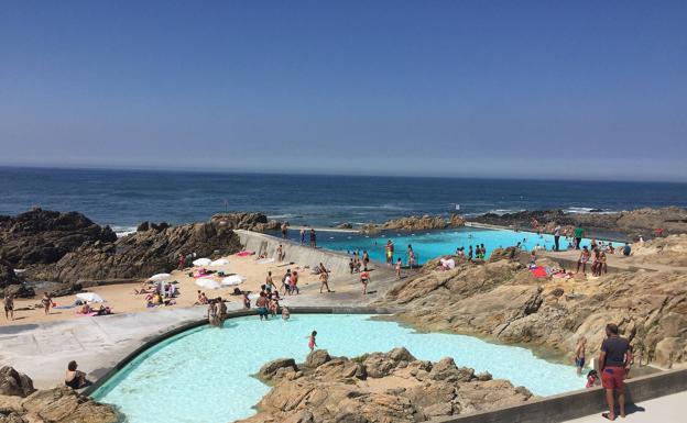 La Piscina das Marés de agua salada.