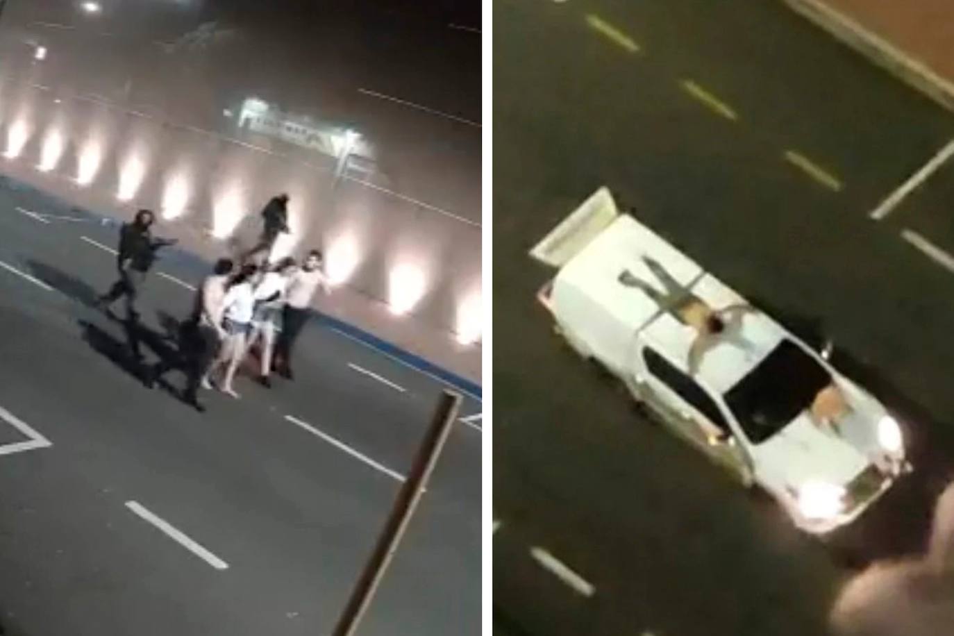 Tres muertos en un violento atraco en Brasil: los rehenes iban atados a coches como escudos humanos