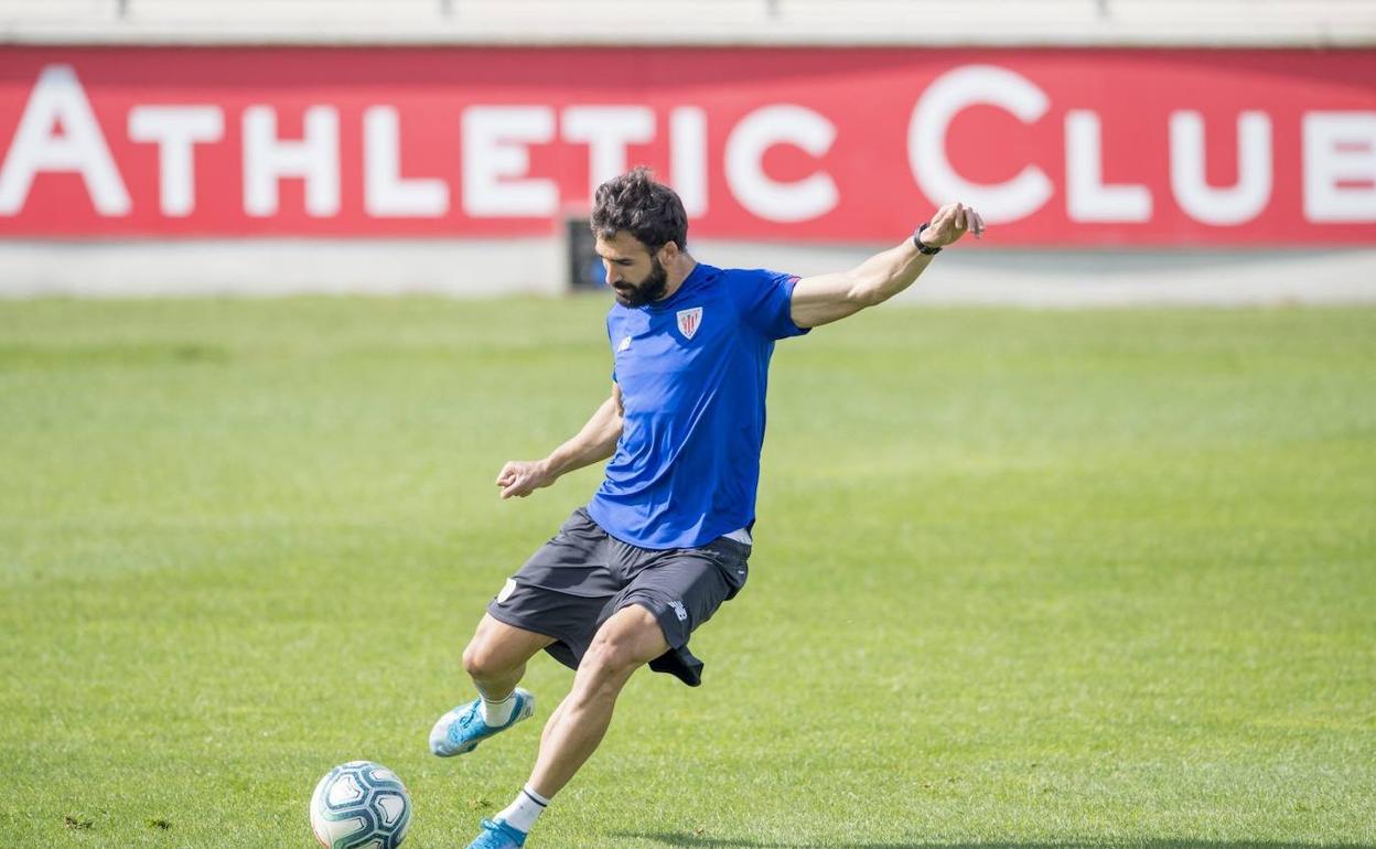 Balenziaga se ejercita en Lezama.