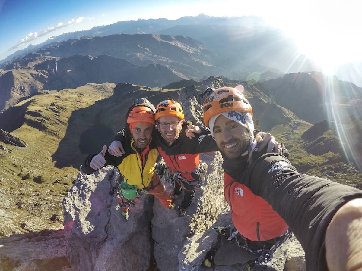 Fotos: Las imágenes de los hermanos Pou en la apertura de la vía Súper Canalizos en la Cordillera Blanca peruana