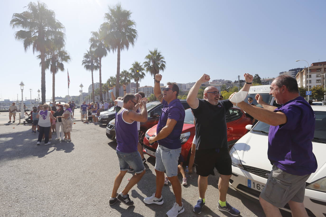 Fotos: Los vecinos de Santurtzi celebran el triunfo de La Sotera