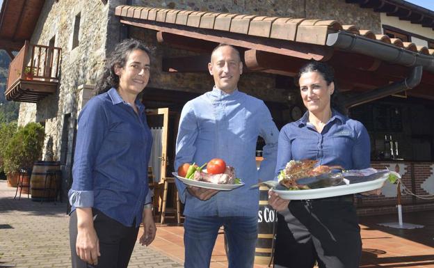 Chuletones portentosos y una huerta envidiable en Mendipe (Bilbao)