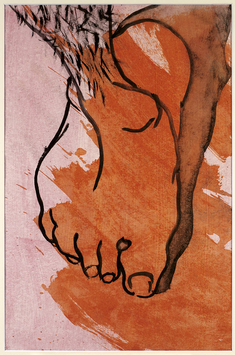 'Pie 2', acuarela de fecha desconocida.