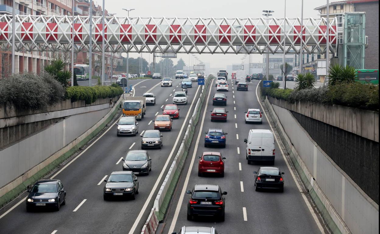 El tramo de La Avanzada que pasa por Leioa. 