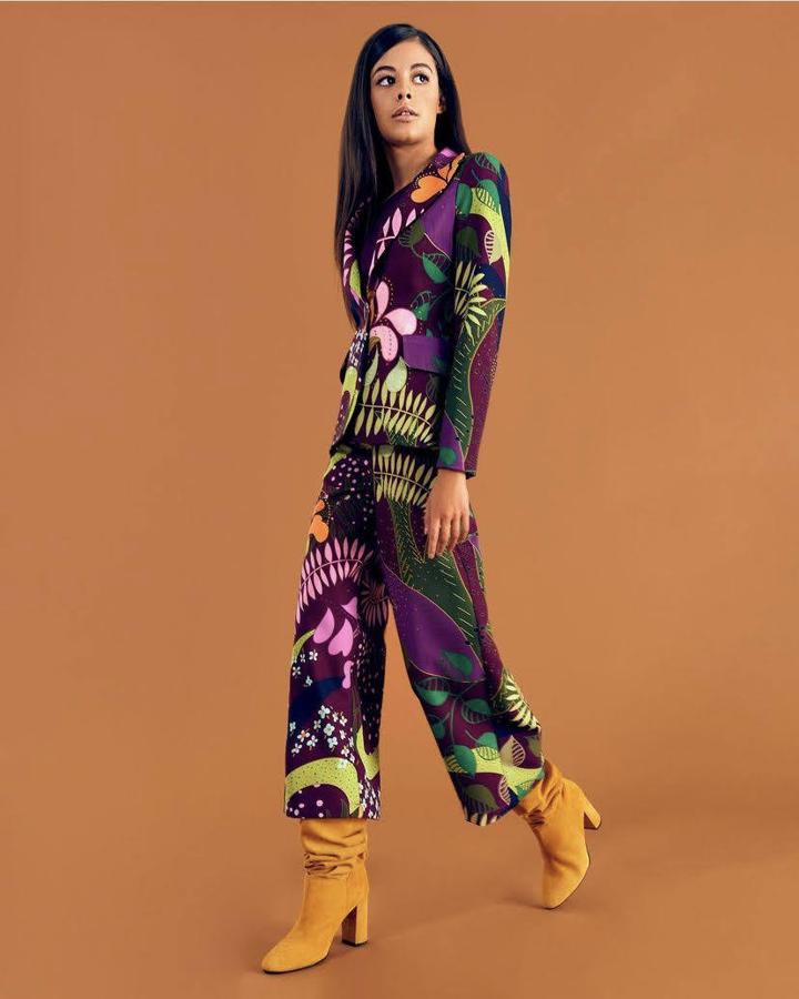 Pantalón de traje estampado de la tienda bilbaína New Lemon, situada en la calle General Concha, número 2. 