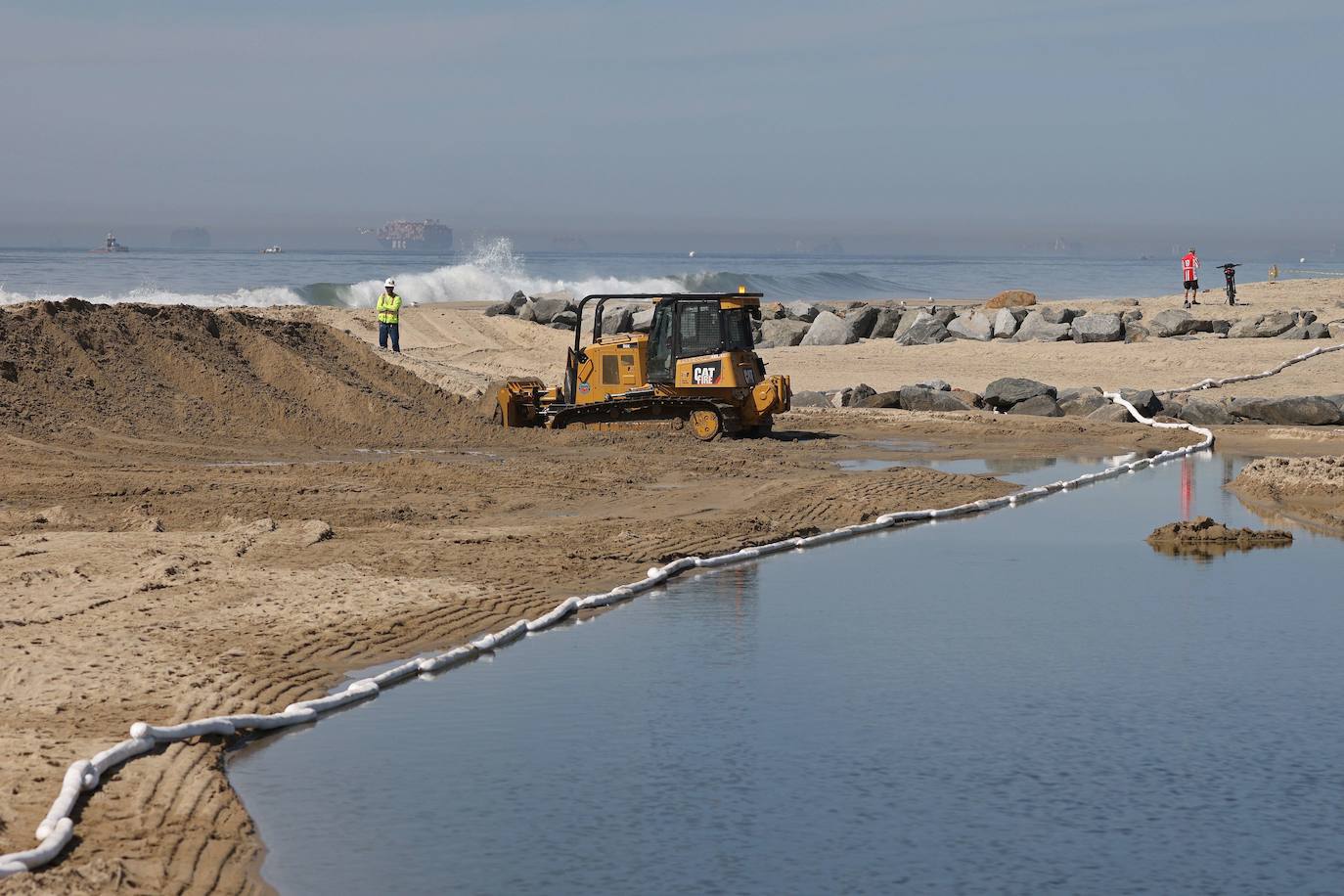 Fotos: Desastre medioambiental en la costa de Los Angeles