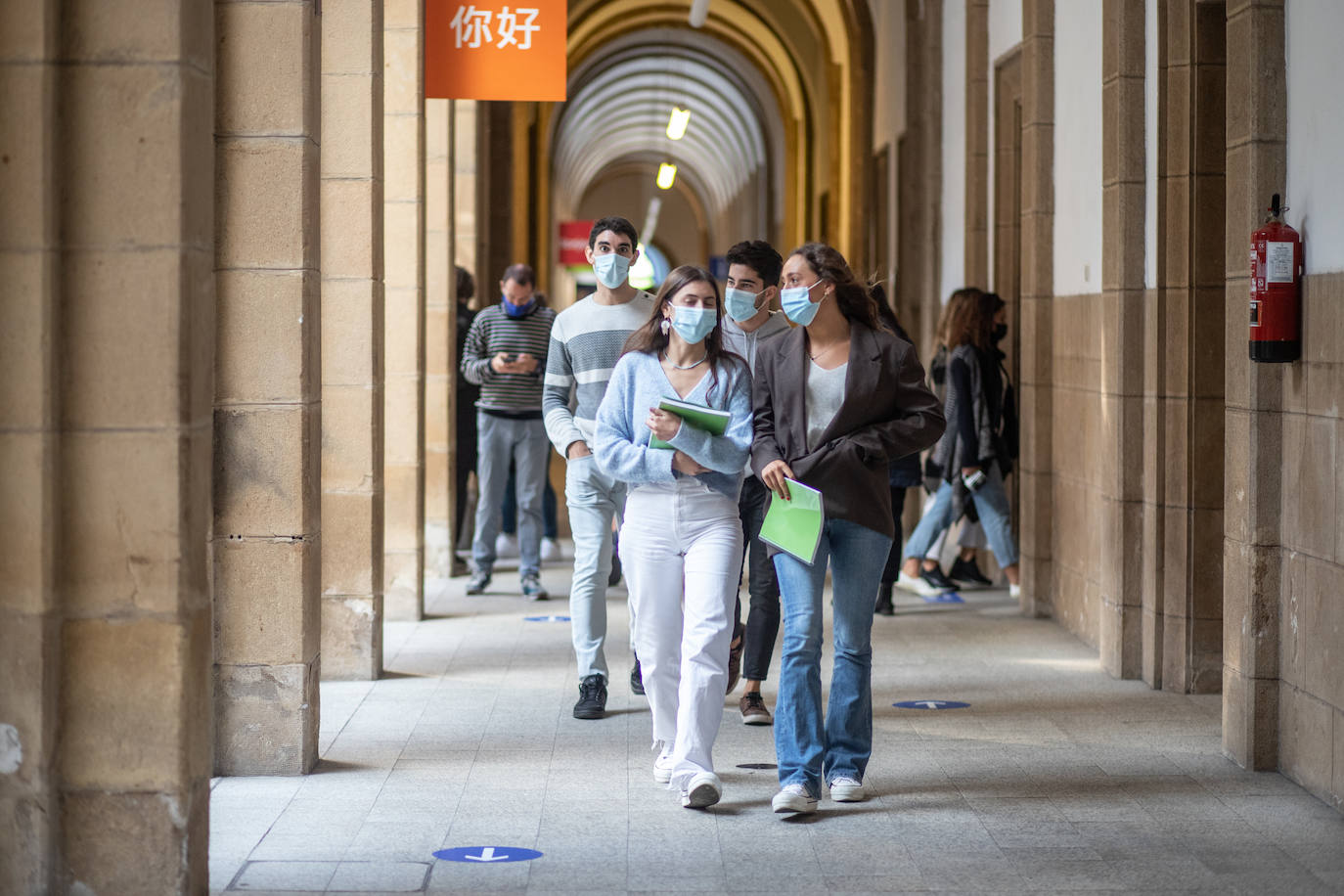 Fotos: Vuelta a la presencialidad en las universidades vascas