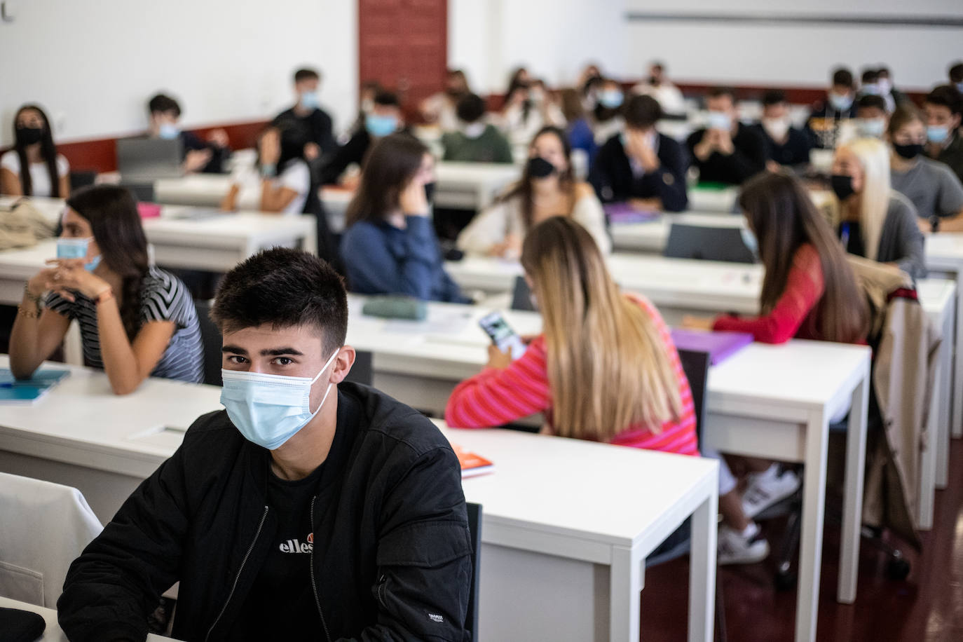 Fotos: Vuelta a la presencialidad en las universidades vascas