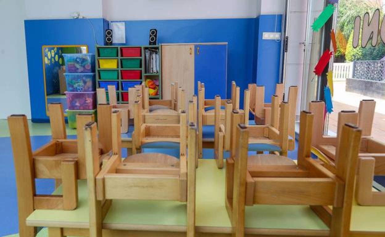 16 aulas cerradas en Euskadi, la cifra más baja de la pandemia