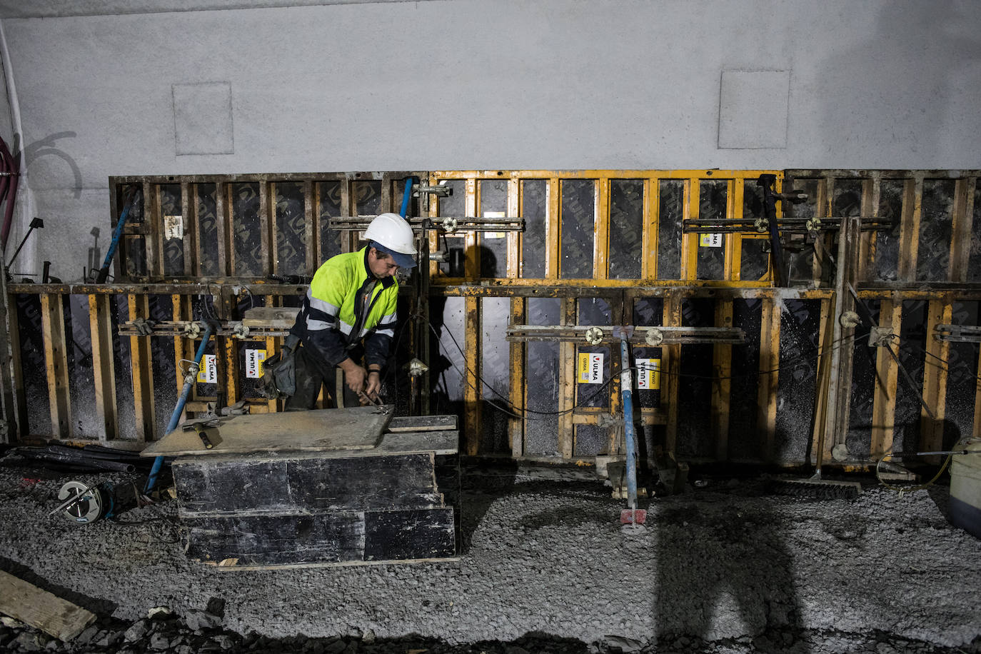 Fotos: Así son los trabajos en las profundidades de la Supersur