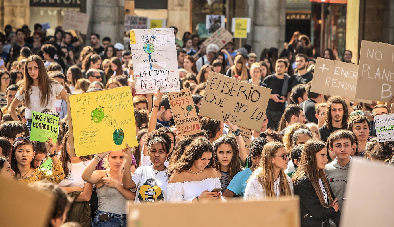 Una manifestación organizada por Fridays For Future en 2019.