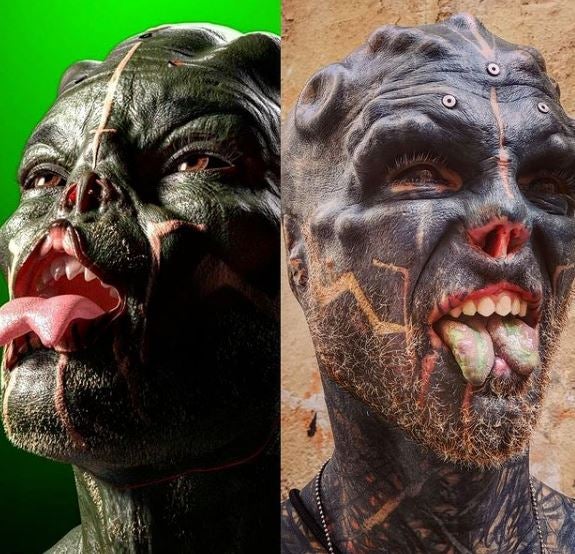 Fotos: The Black Alien hace turismo en Bizkaia