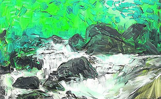 'Sin título'. Herbert Brandl. 2013.