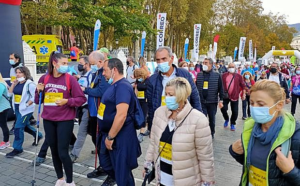 Miles de personas disfrutan de la subida popular a Artxanda, un escaparate del «Bilbao más saludable»