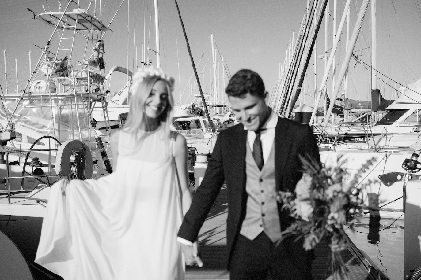 Fotos: La mágica &#039;boda&#039; de June y David junto al mar en Getxo