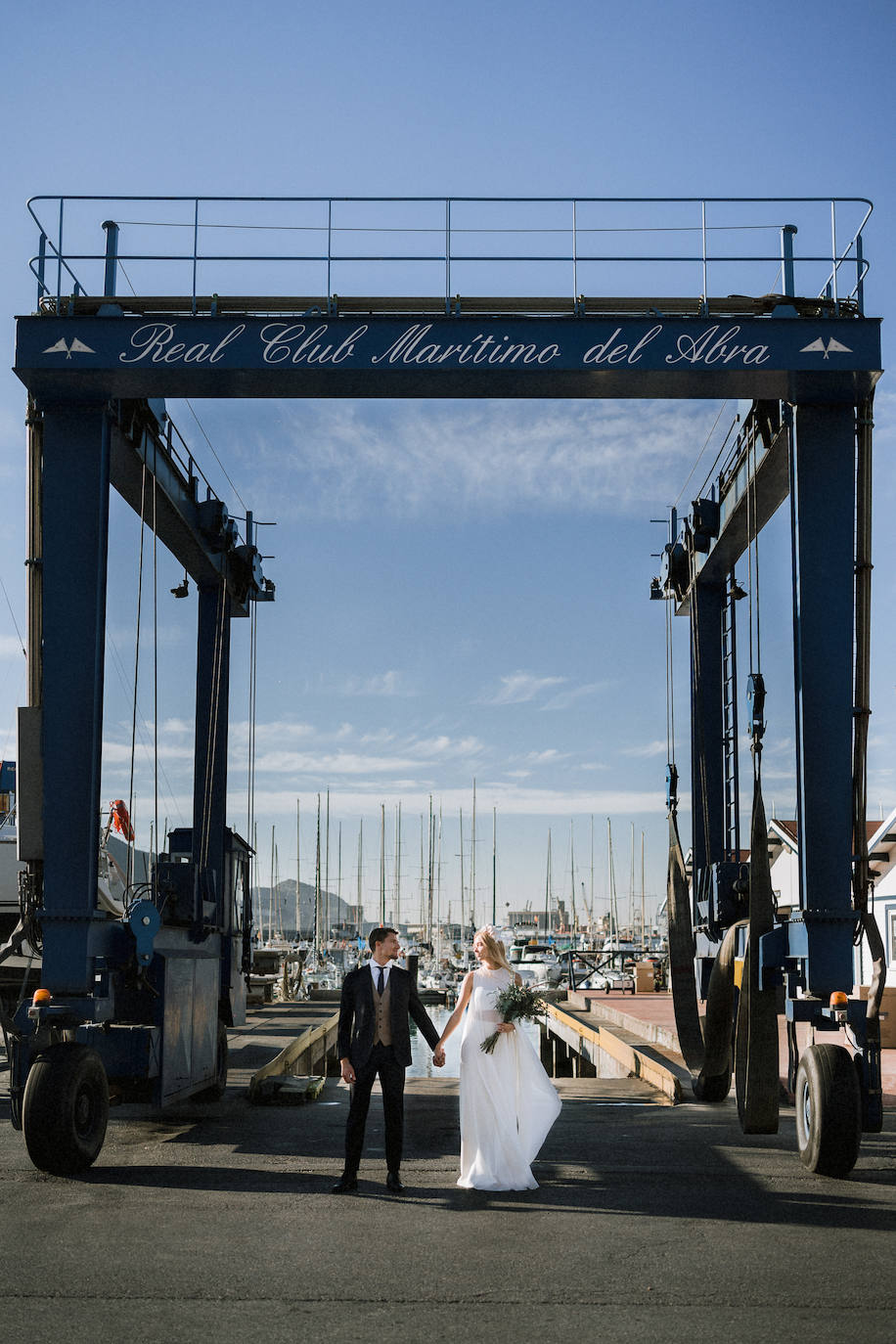 Fotos: La mágica &#039;boda&#039; de June y David junto al mar en Getxo