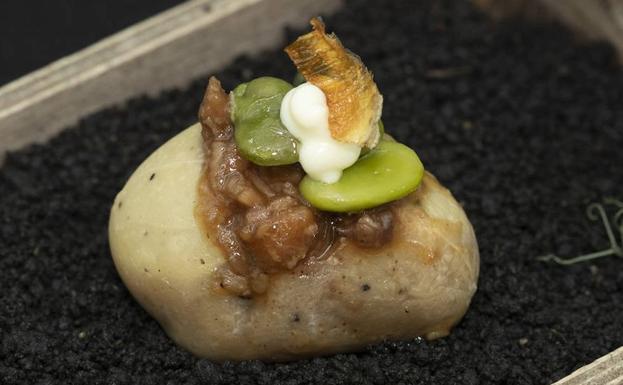 El mejor pintxo de Euskadi: la falsa patata rellena de euskal txerri