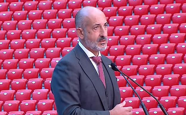 Así ha sido el discurso de Aitor Elizegi