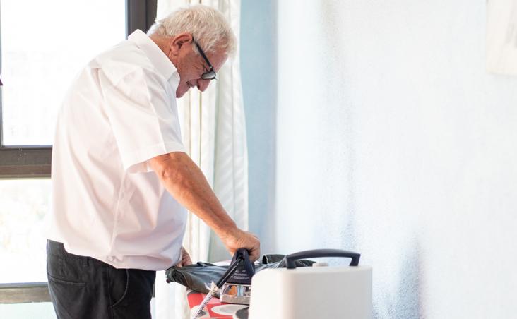 Pedro Fernández Cañón es viudo desde hace 16 años.