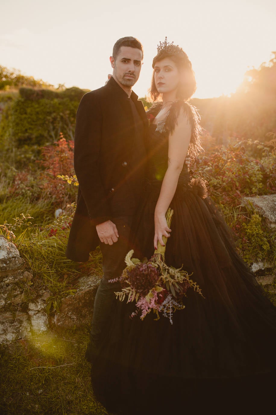 Fotos: La &#039;boda&#039; en Halloween de Emma y Gorka en La Galea: cuando los novios dan mucho miedo