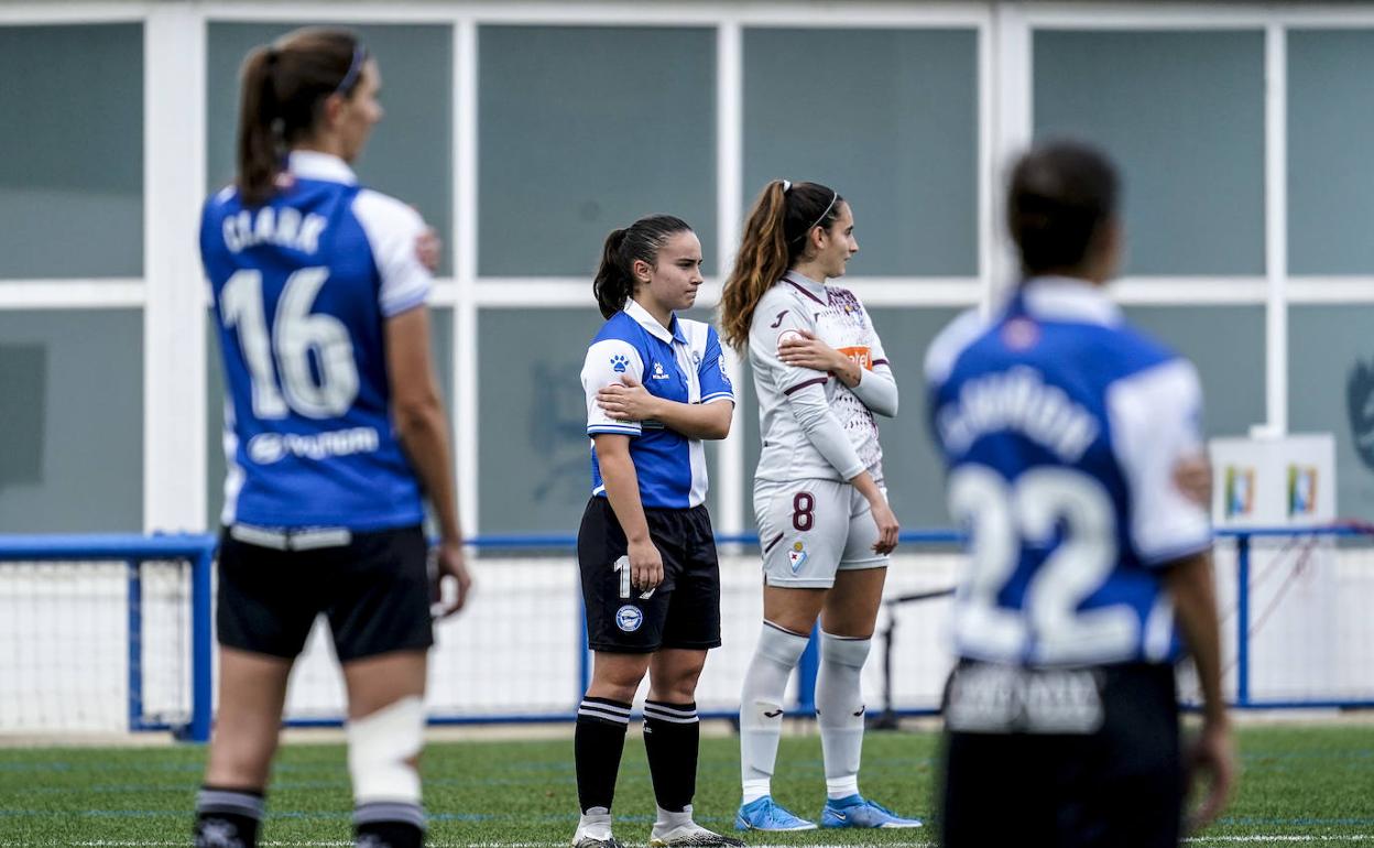 Las Gloriosas, en la acción que han llevado a cabo durante los primeros compases de choque. 