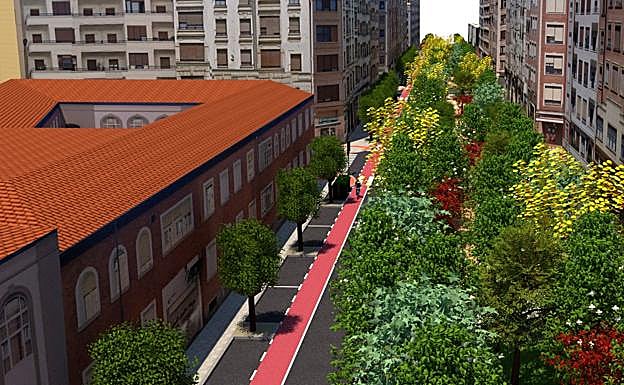 El parque lineal central será el gran protagonista. 