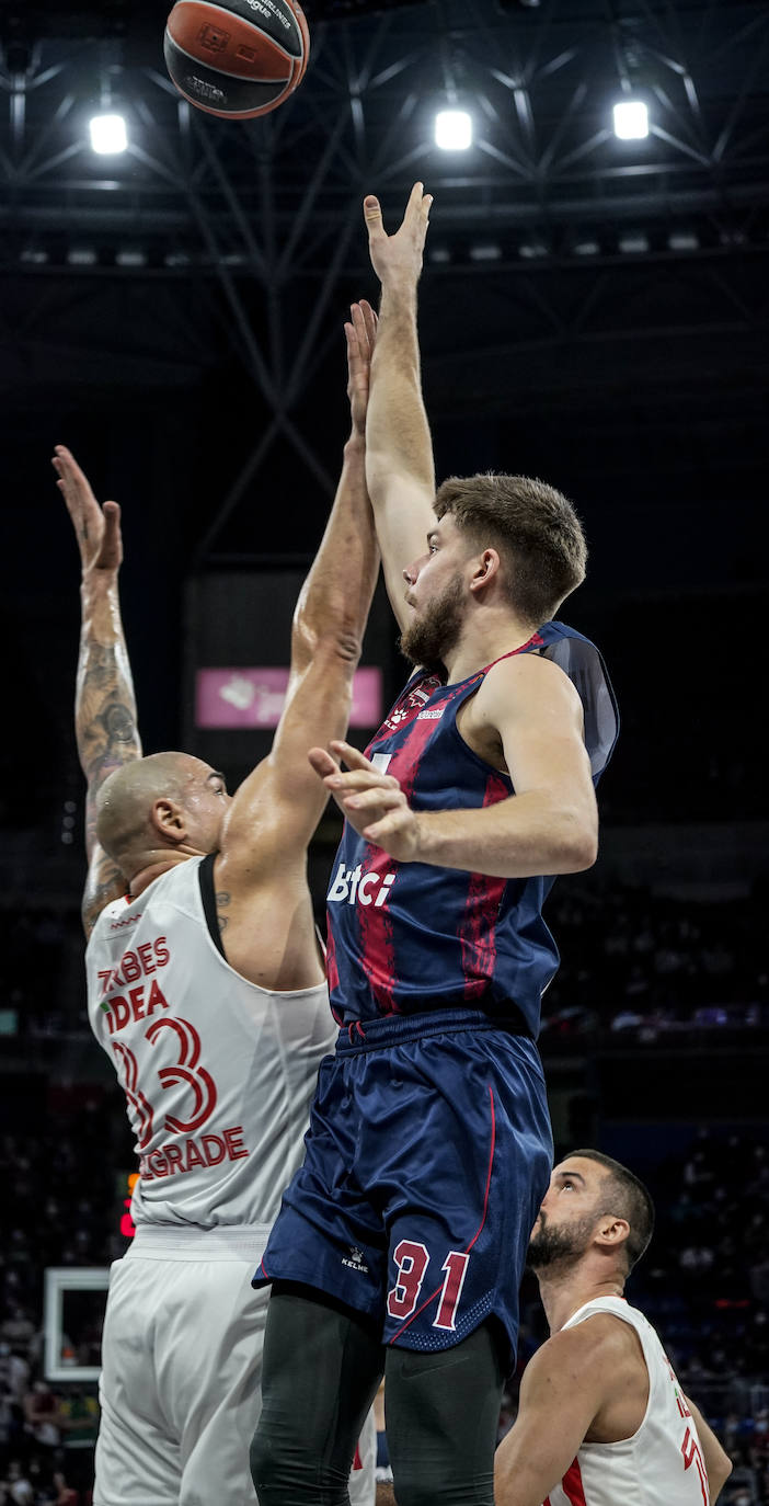 El Baskonia recibe al Estrella Roja en el Buesa Arena.