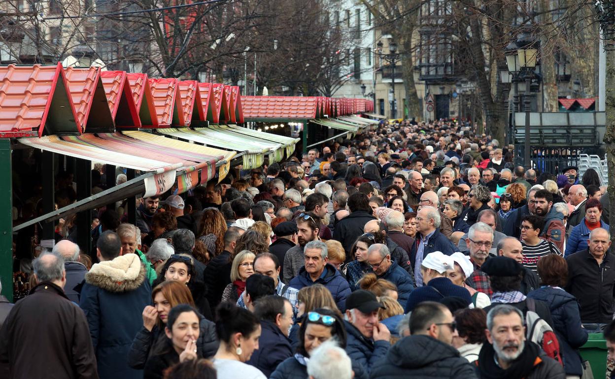 Mercado de Santo Tomás en Bilbao. 