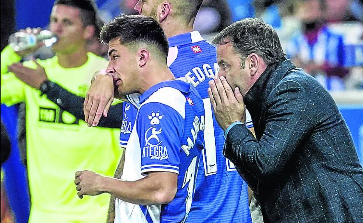 Manu García ha sido suplente en las tres últimas jornadas