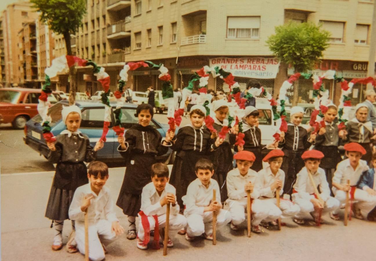 Fiestas de Judimendi a comienzos de los 80.