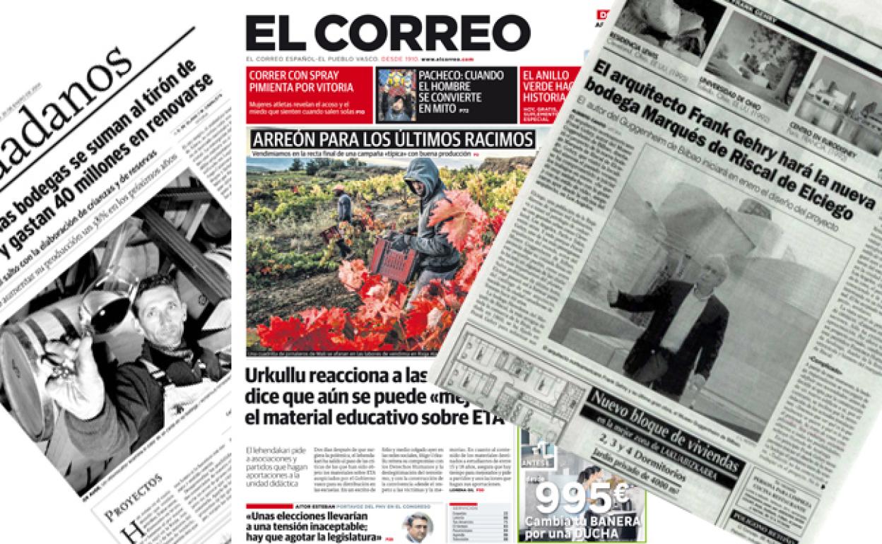 Información sudada en racimo