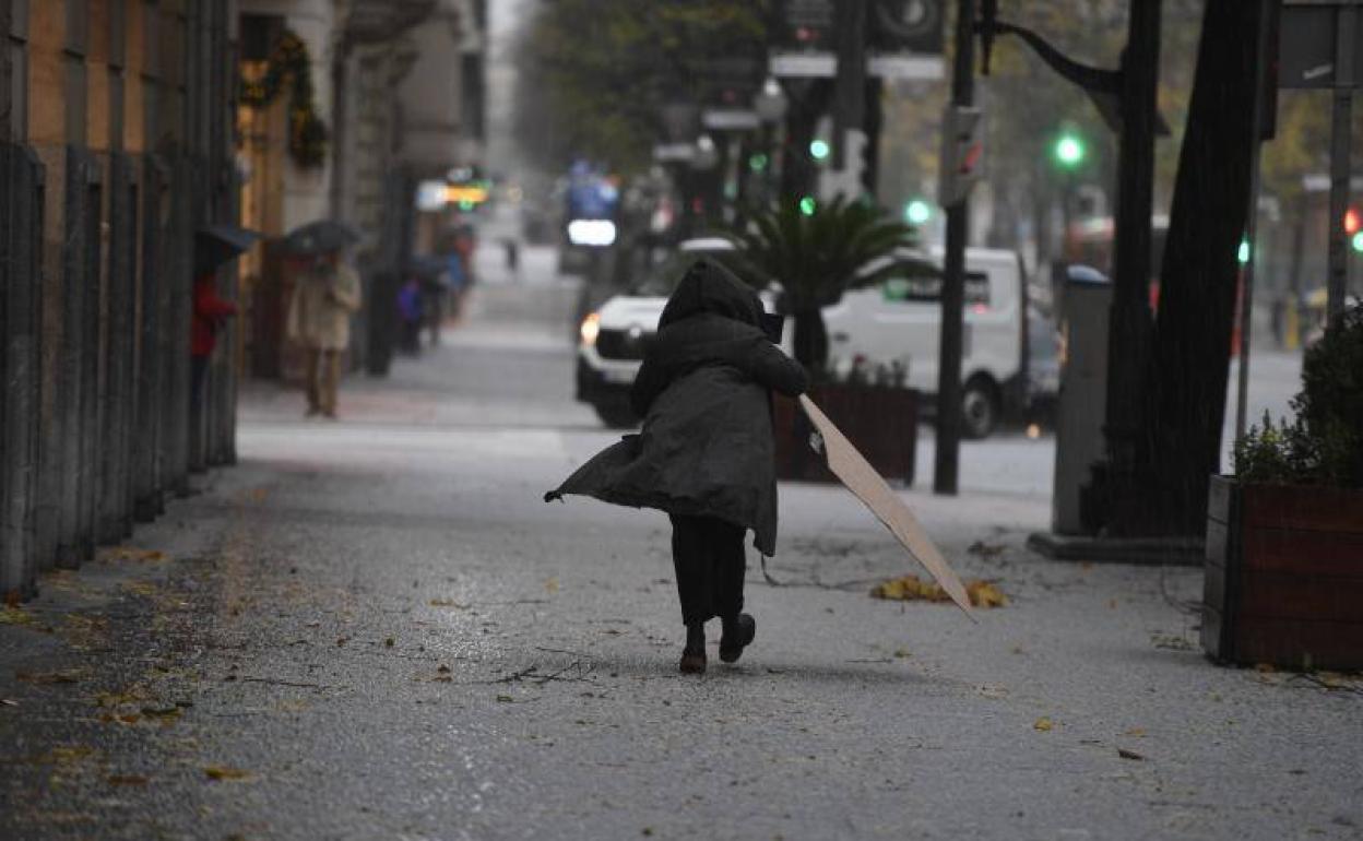 Granizadas y nieve en Bizkaia: Los vídeos del temporal