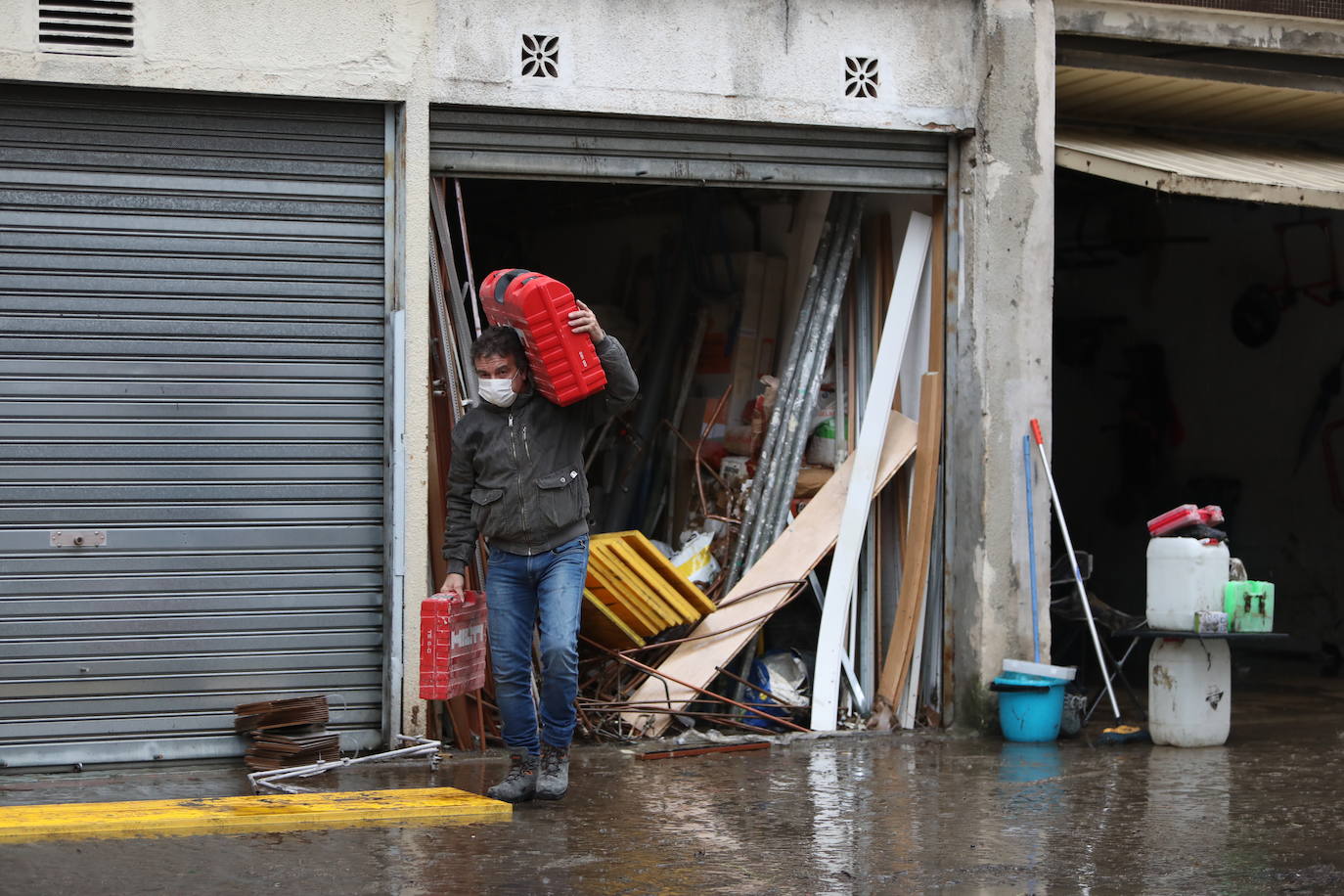 Fotos: Las inundaciones en Basauri, en imágenes